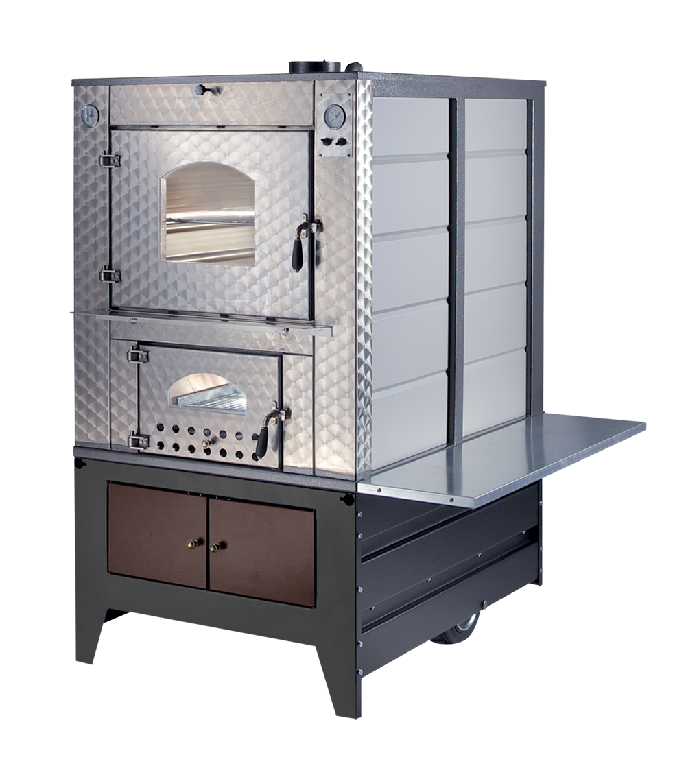 Forno a legna a fuoco indiretto camera di cottura CM 61x100 Forno a legna a fuoco indiretto camera di cottura CM 61x100