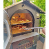 Forno a legna a fuoco indiretto da esterno camera di cottura cm 43x61 Forno a legna a fuoco indiretto da esterno camera di cottura cm 43x61