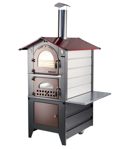 Forno a Legna in Acciaio Inox Separato dalla Combustione – Gemignani