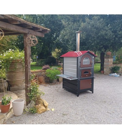 Forno a Legna in Acciaio Inox Separato dalla Combustione – Gemignani