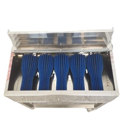 Lavabottiglie 4 Posti per Bottiglie Piene – Lavaggio Esterno in Acciaio Inox