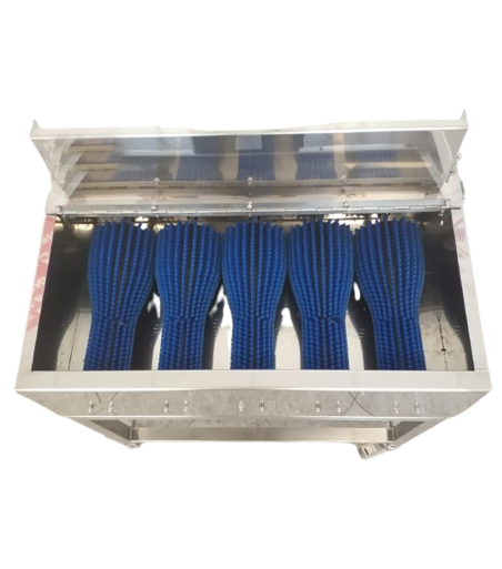 Lavabottiglie 4 Posti per Bottiglie Piene – Lavaggio Esterno in Acciaio Inox