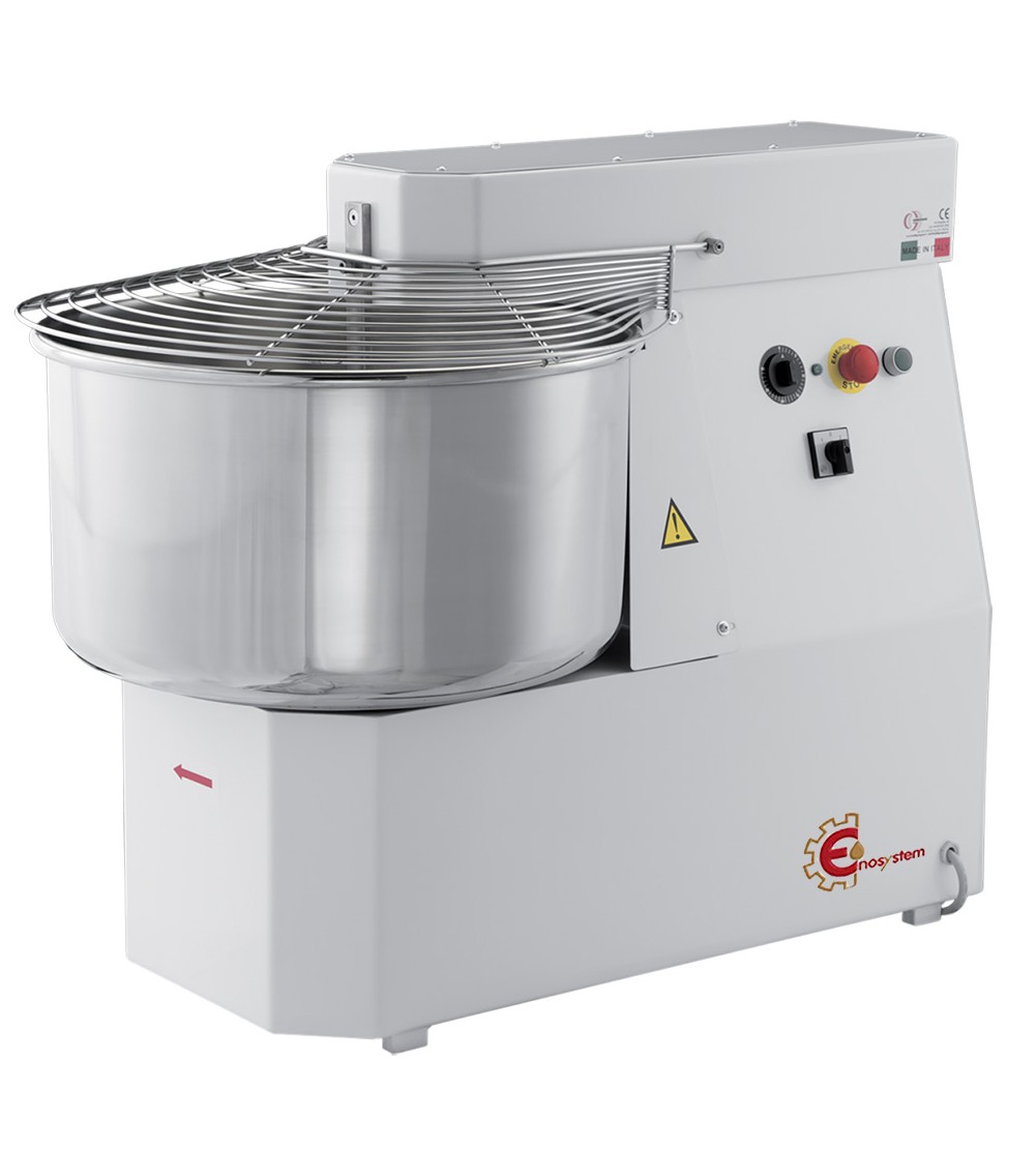 Impastatrice a spirale con testa e vasca fissa - VASCA Ø 500x315 - 240 kg / ora Impastatrice a spirale con testa e vasca fissa - VASCA Ø 500x315 - 240 kg / ora