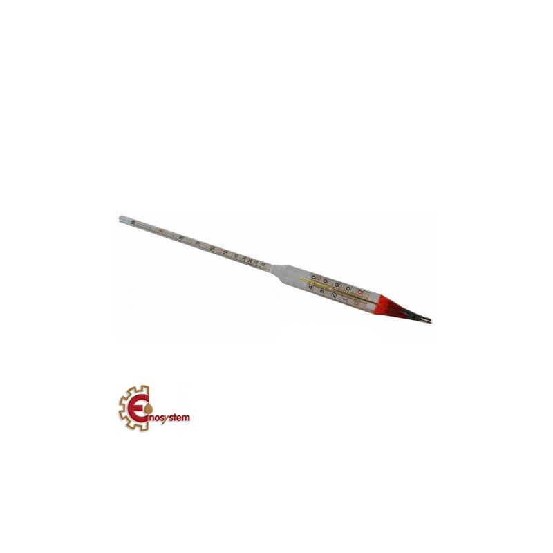 Alcolometro lungo con termometro