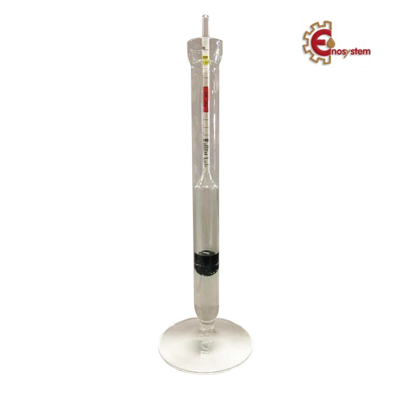 Bicchiere densimetro prof. in vetro 28cm