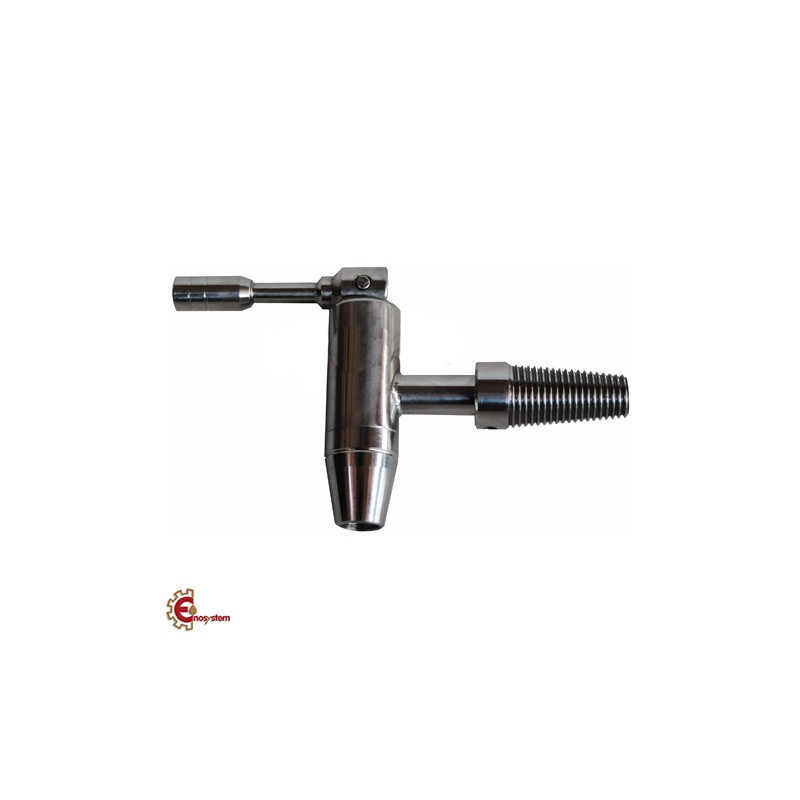 Rubinetto a leva inox per botti in legno