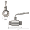 Valvola DN25 M/M da 1" inox Aisi 304 Valvola DN25 M/M da 1" inox Aisi 304