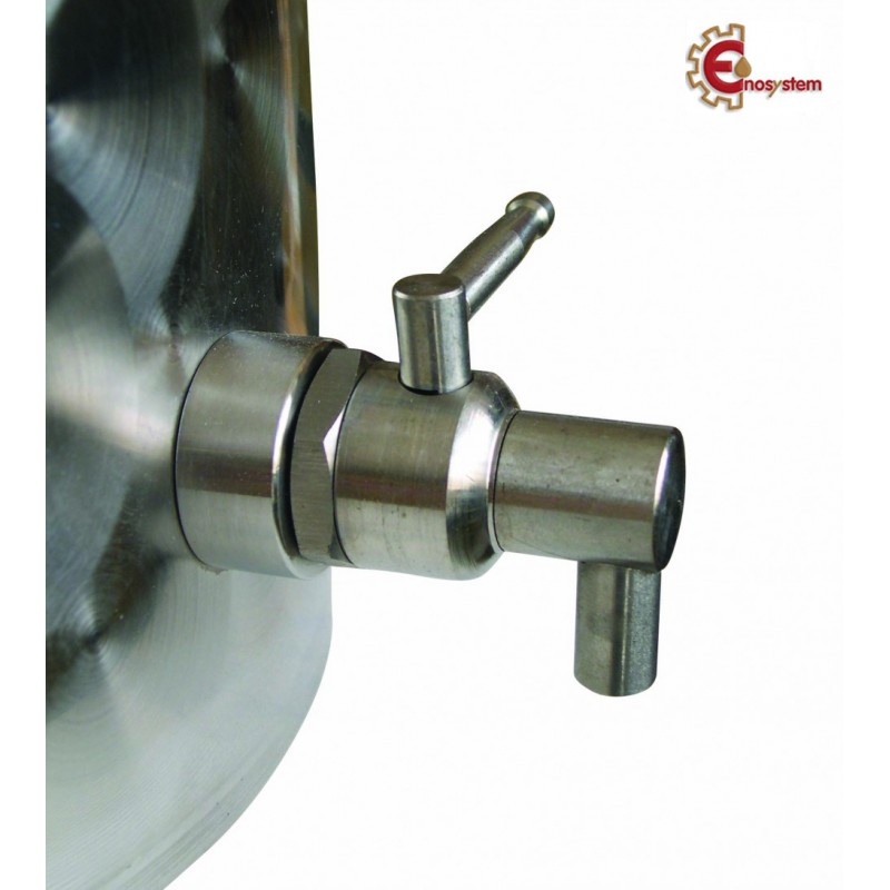 Rubinetto a sfera in acciaio INOX per fermentatore