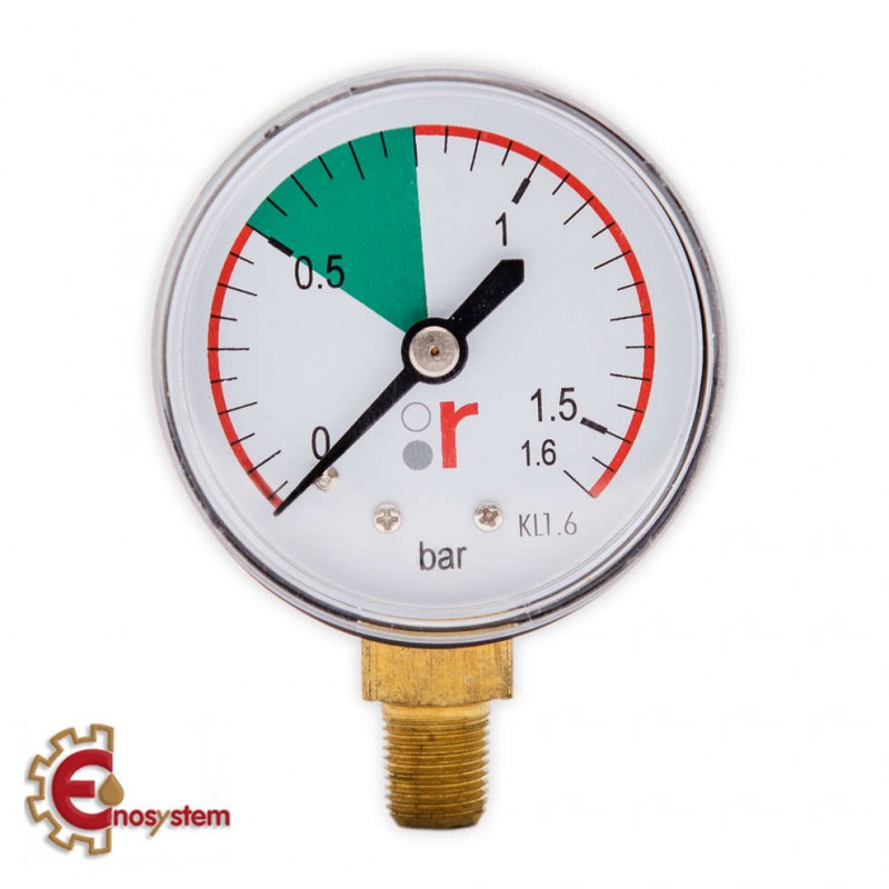 Manometro per pompa galleggiante ad aria per Movimenti idraulici