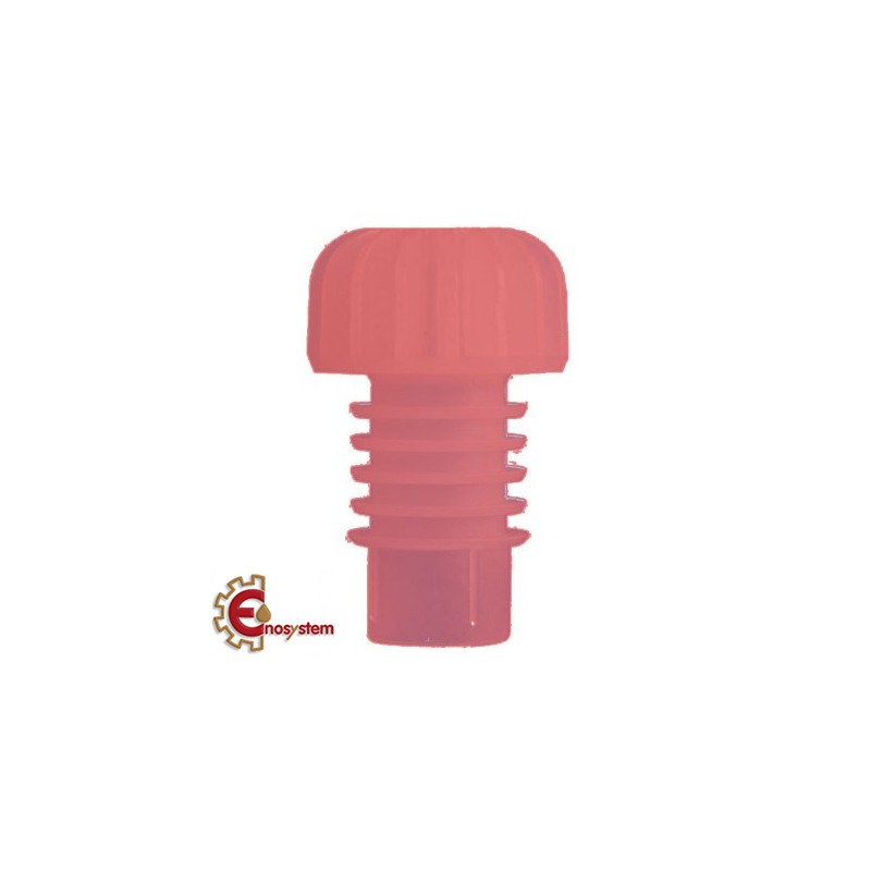 Tappo in plastica alettato ROSSO 100 pz NON DISPONIBILE