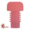 Tappo in plastica alettato ROSSO 100 pz NON DISPONIBILE