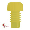 Tappo in plastica alettato GIALLO 100 pz