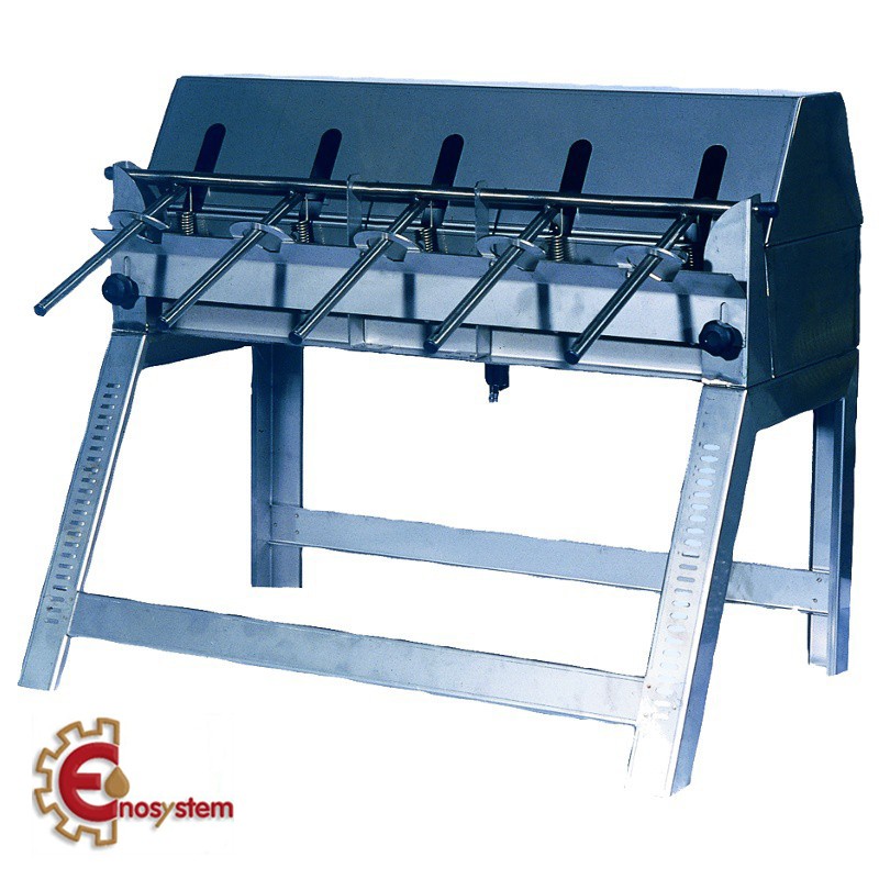 Riempitrice a 5 sifoni inox Riempitrice a 5 sifoni inox