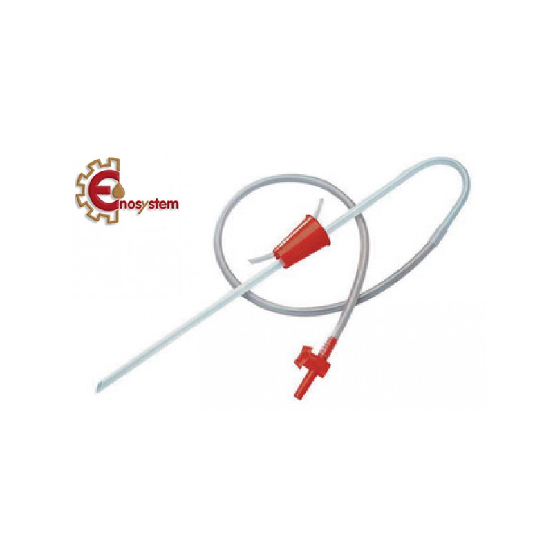 Travasatore a soffio con rubinetto a farfalla Travasatore a soffio con rubinetto a farfalla