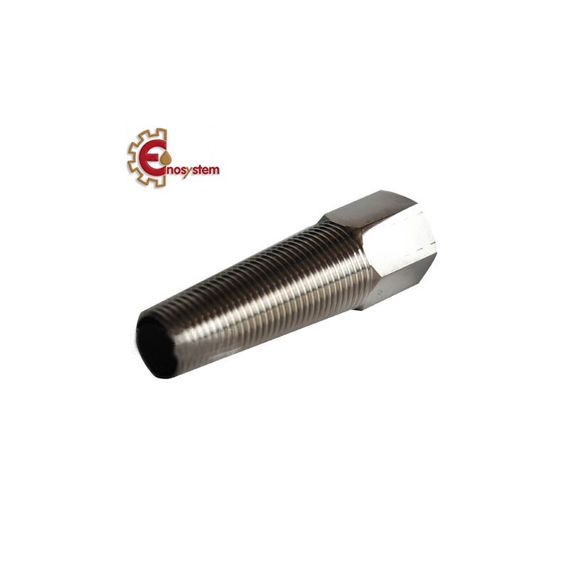 Cono inox per botte foro 20 mm Cono inox per botte foro 20 mm