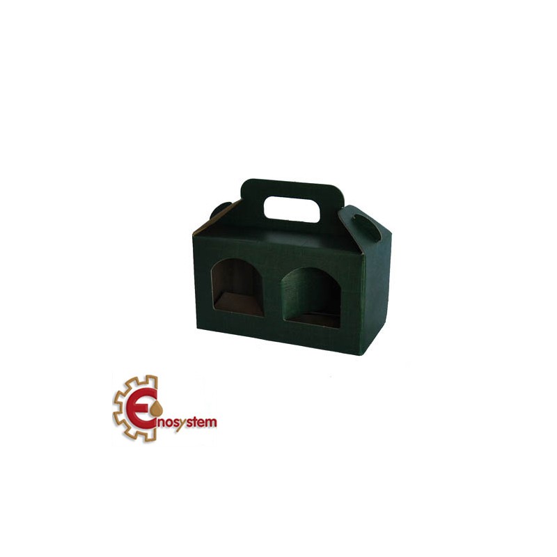Scatola verde per 2 vasetti da 212 mL (10 pz) Scatola verde per 2 vasetti da 212 mL (10 pz)