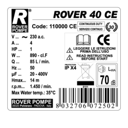 Pompe alimentari Rover acquisto e vendita on line