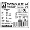 Pompa G 20 HP 0.6 NOVAX ad Ingranaggi Rover