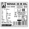 Pompa Oil 30 Auto Aspirante Novax Rover