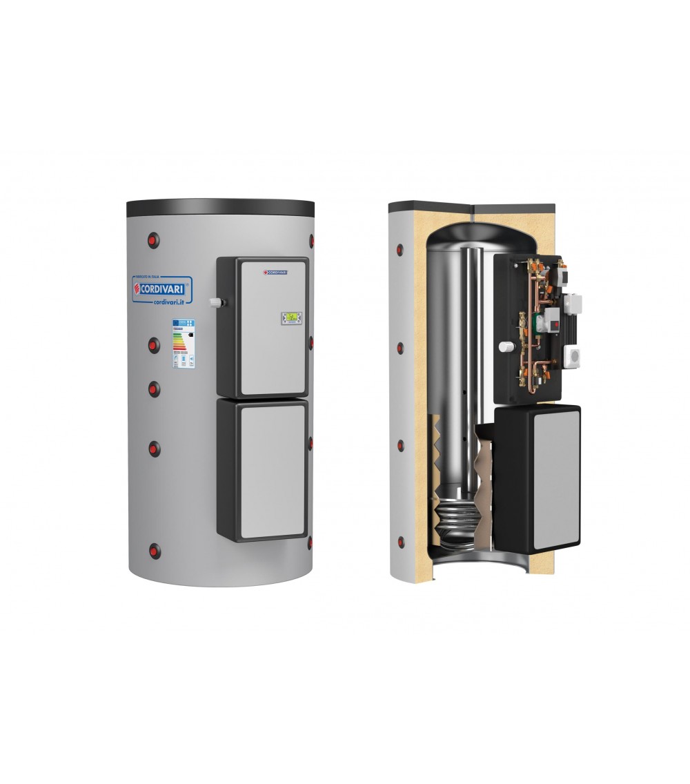 SISTEMA COMBINATO PER ACQUA CALDA E RISCALDAMENTO CON TERMOACCUMULATORE A DOPPIO SCAMBIO SOLARE SISTEMA COMBINATO PER ACQUA CALDA E RISCALDAMENTO CON TERMOACCUMULATORE A DOPPIO SCAMBIO SOLARE