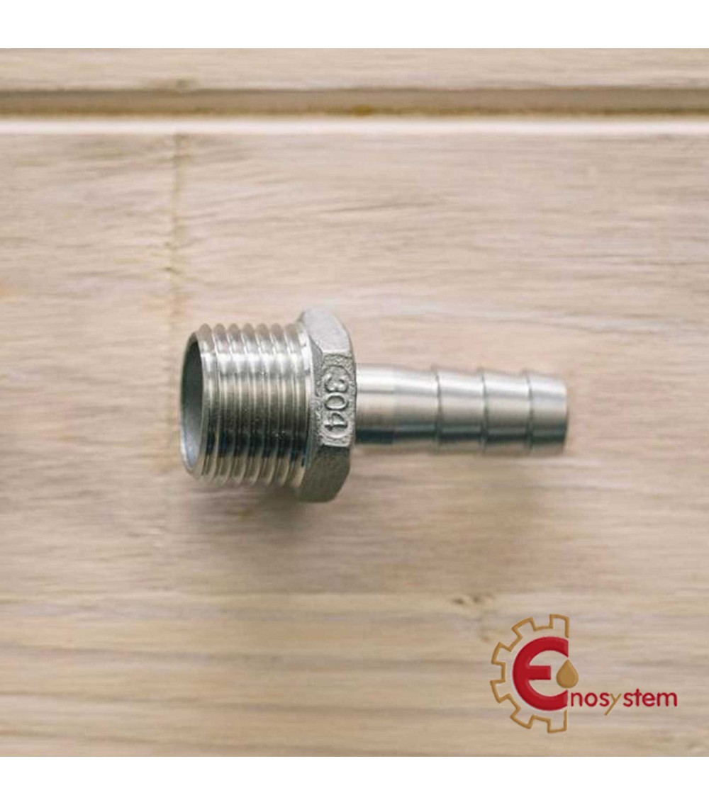 Portagomma Ss maschio 1/2 Ss Brewtech