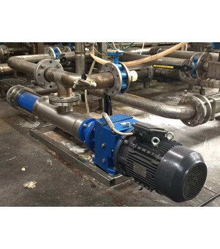 POMPA MONOVITE ALIMENTARE PM60 INGRESSO TRAMOGGIA SENZA MOTORIZZAZIONE