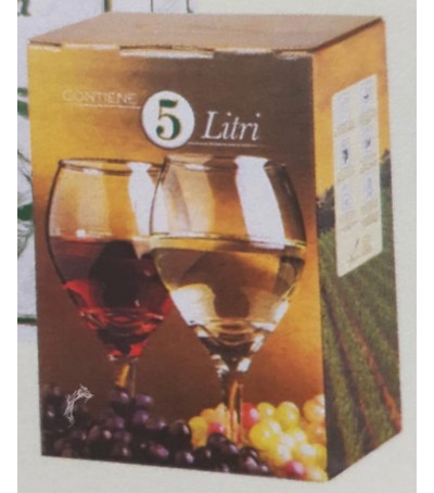 Bag-in-Box lt. 5 completo con sacca