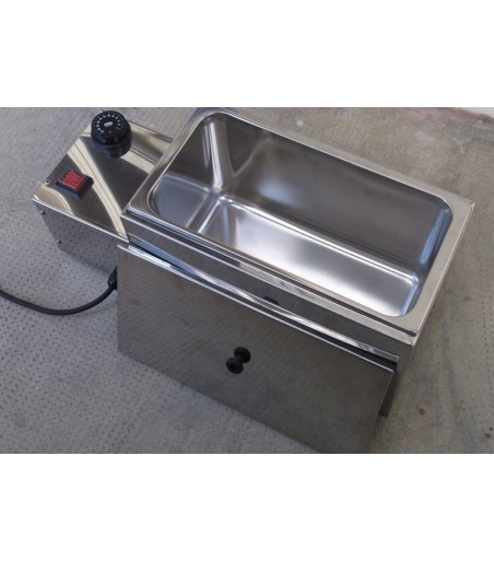 Riscaldatore a 1 vaschetta in acciaio inox da 5 Lt a immersione