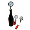 Afrometro per bottiglie con tappo raso senza rubinetto.
