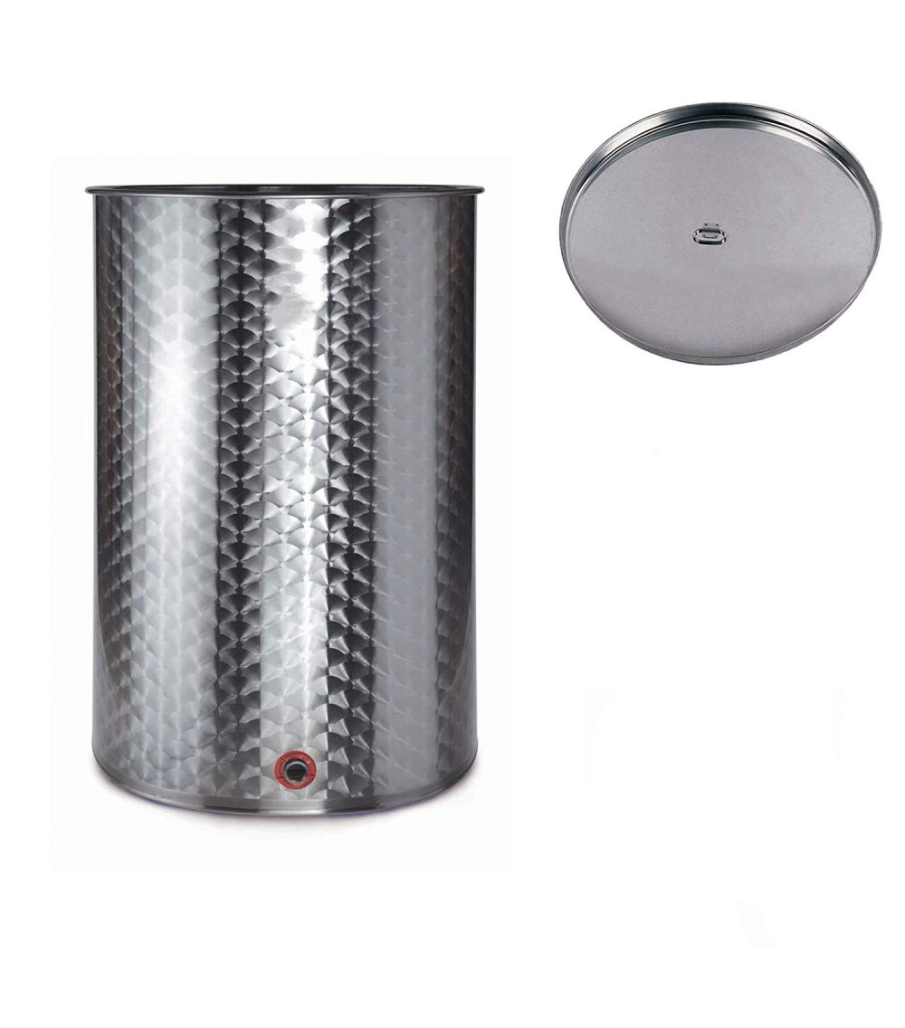 Serbatoio inox vino 150 Lt. galleggiante a olio Serbatoio inox vino 150 Lt. galleggiante a olio