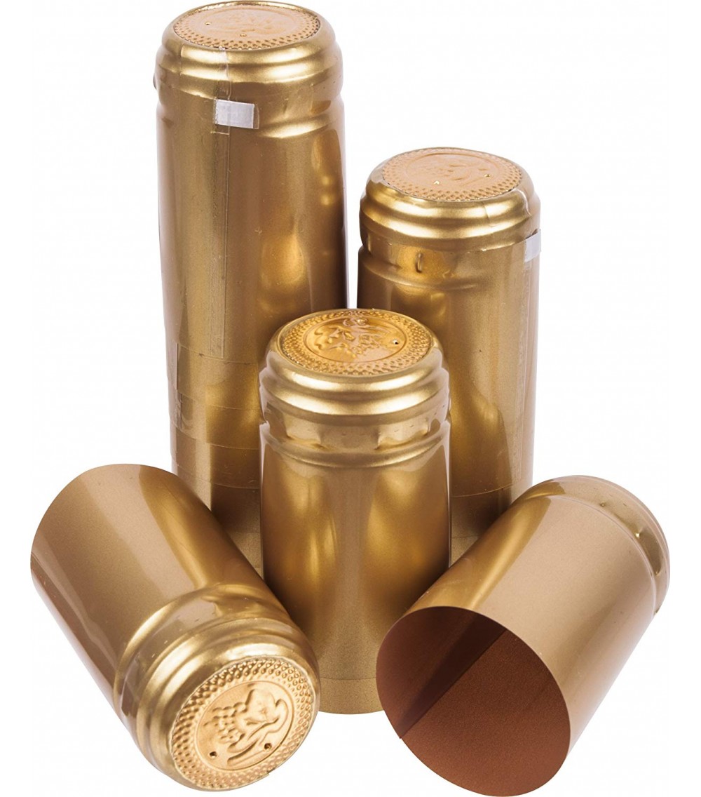 Capsula in PVC oro ⌀33 (100 pz) Capsula in PVC oro ⌀33 (100 pz)