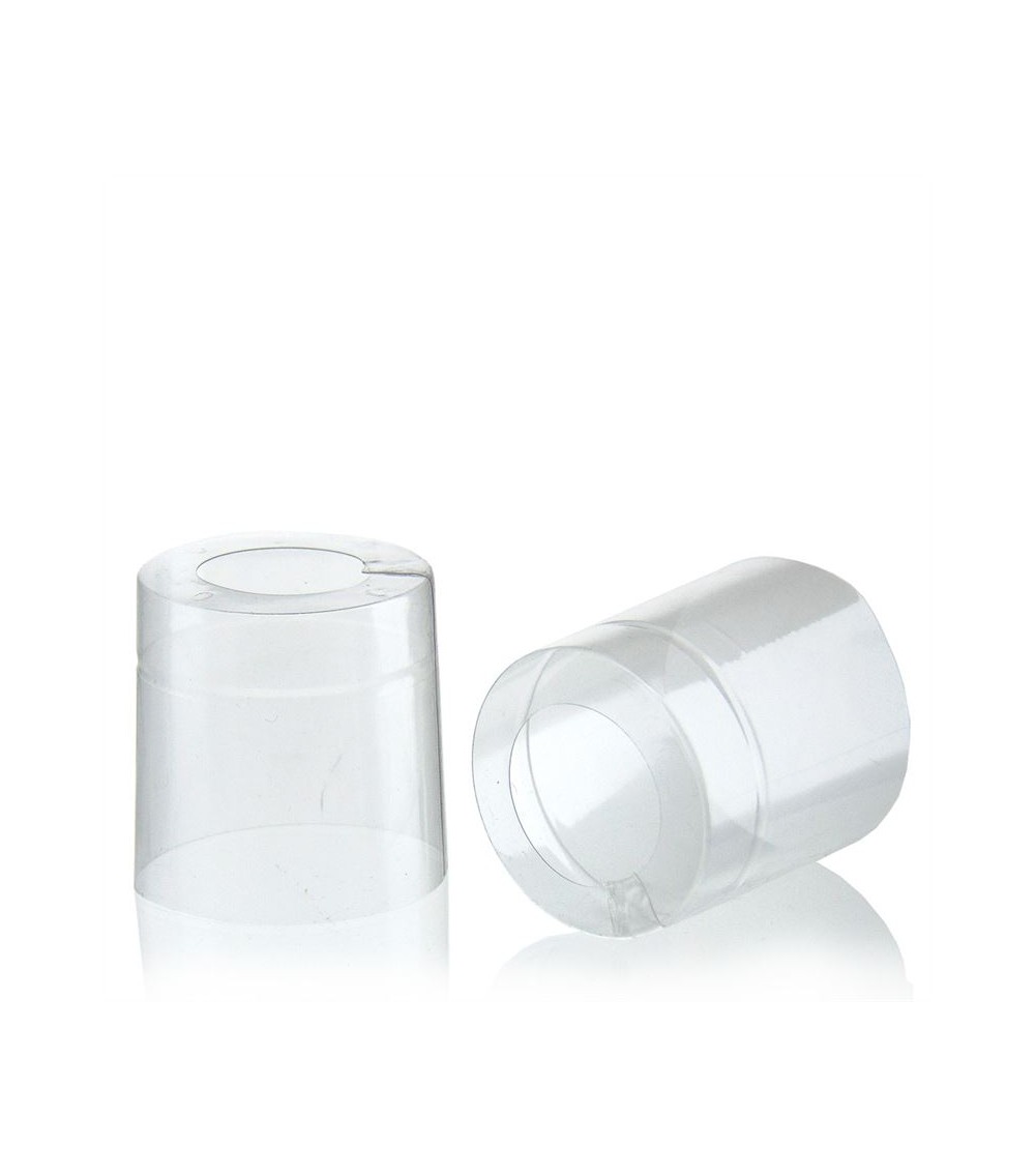 Capsula in PVC trasparente ⌀33 (100 pz) Capsula in PVC trasparente ⌀33 (100 pz)