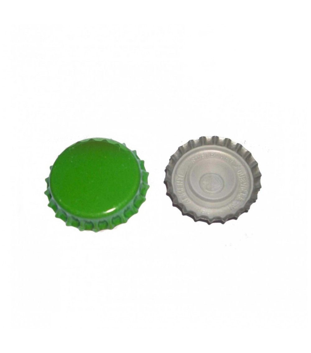 Tappo a corona con sottotappo verde ⌀29 (200 pz)