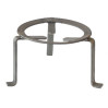 TREPPIEDE CIRCOLARE X CALDARA ACCIAIO CM 25