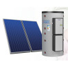 SISTEMA COMBINATO PER ACQUA CALDA E RISCALDAMENTO CON TERMOACCUMULATORE A DOPPIO SCAMBIO SOLARE SISTEMA COMBINATO PER ACQUA CALDA E RISCALDAMENTO CON TERMOACCUMULATORE A DOPPIO SCAMBIO SOLARE