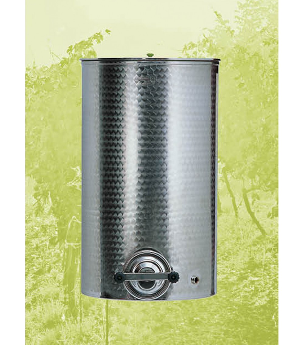 SERBATOIO IN ACCIAIO INOX 18/10 con Portella - 300 LT
