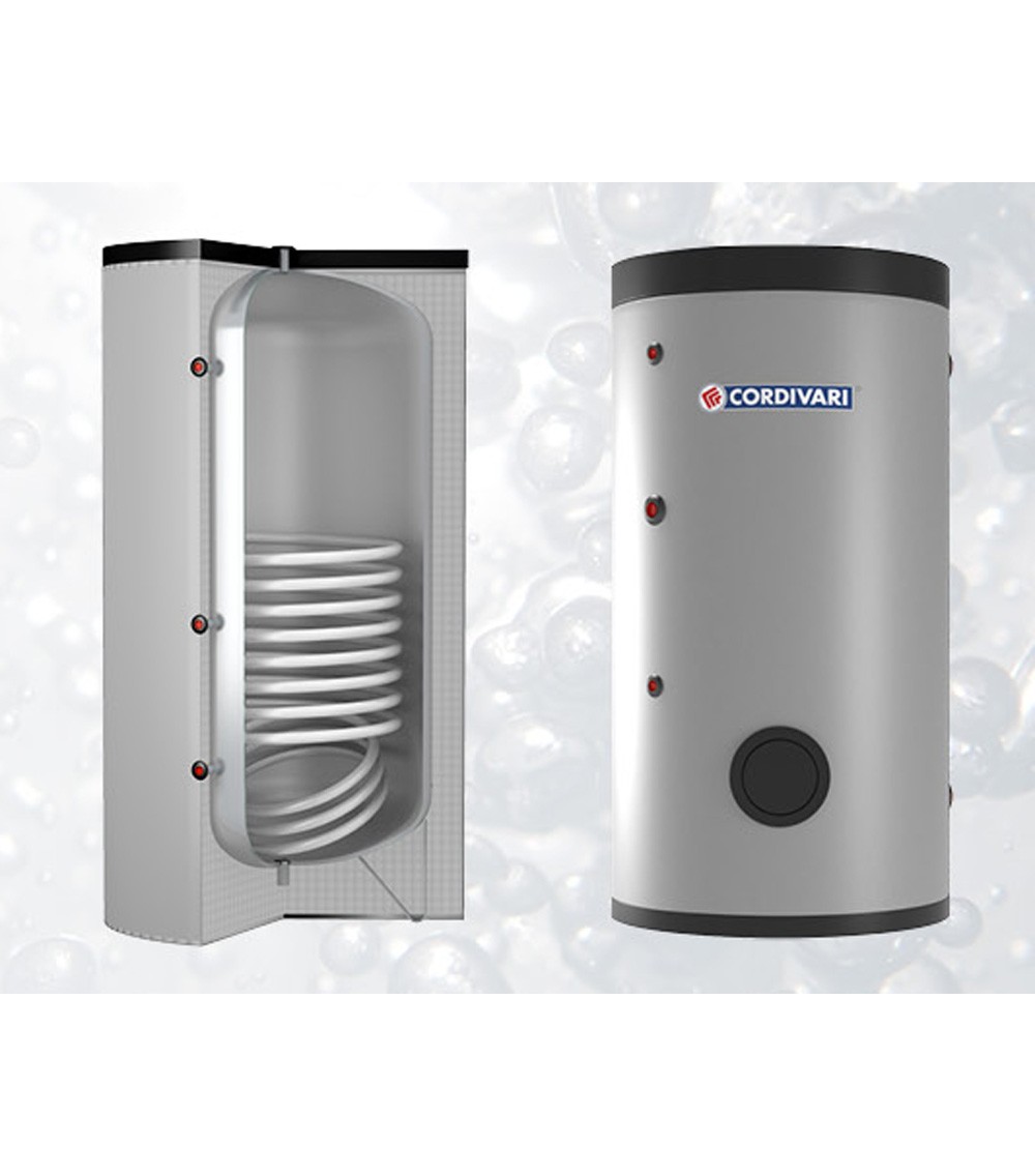 BOLLITORE CON 1 SCAMBIATORE FISSO PER PRODUZIONE DI ACQUA 150 CALDA BOLLITORE CON 1 SCAMBIATORE FISSO PER PRODUZIONE DI ACQUA 150 CALDA