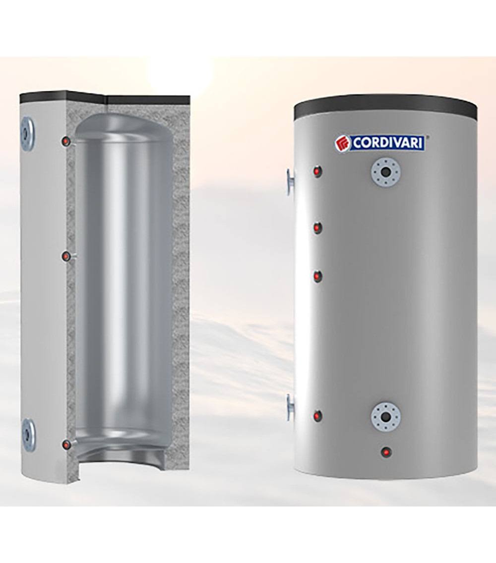 TERMOACCUMULATORE PER ACQUA DI RISCALDAMENTO CON CONNESSIONI FLANGIATE 2.500 TERMOACCUMULATORE PER ACQUA DI RISCALDAMENTO CON CONNESSIONI FLANGIATE 2.500