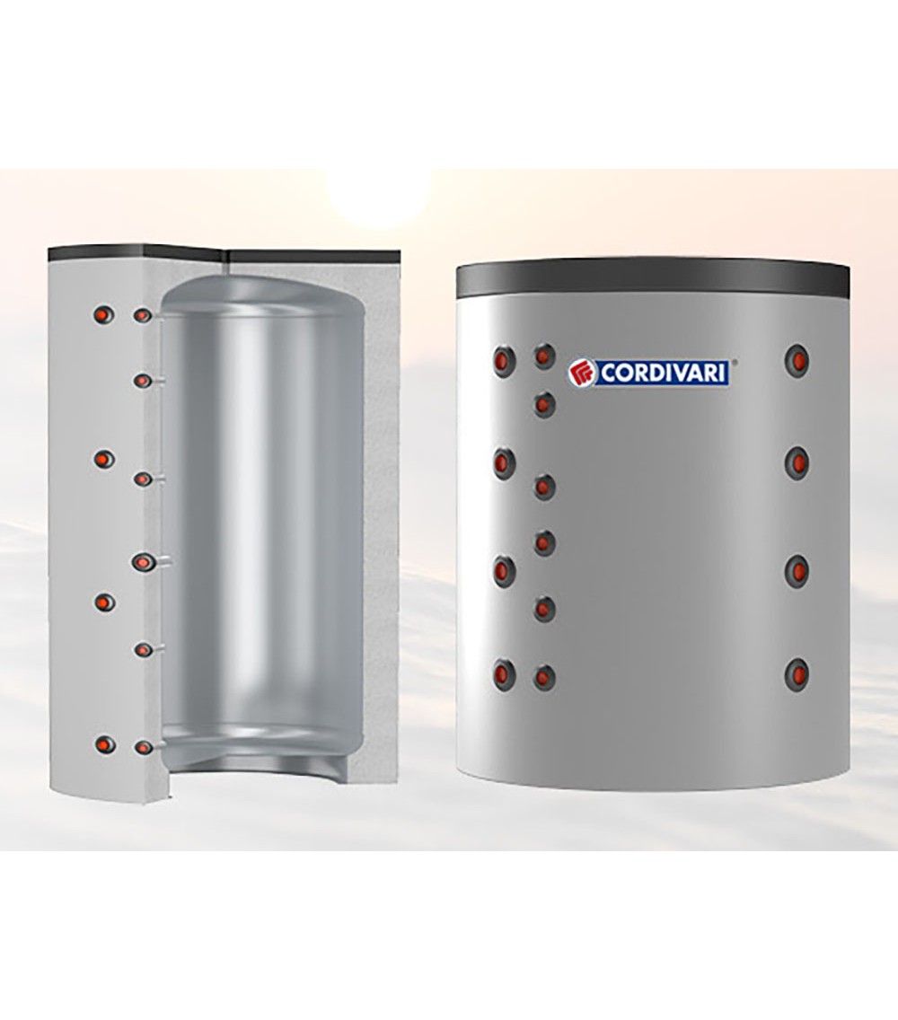 TERMOACCUMULATORE PER ACQUA DI RISCALDAMENTO 2.500 TERMOACCUMULATORE PER ACQUA DI RISCALDAMENTO 2.500