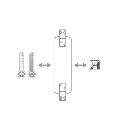 VOLANO TERMICO - SEPARATORE IDRAULICO PENSILE PER POMPA DI CALORE 12