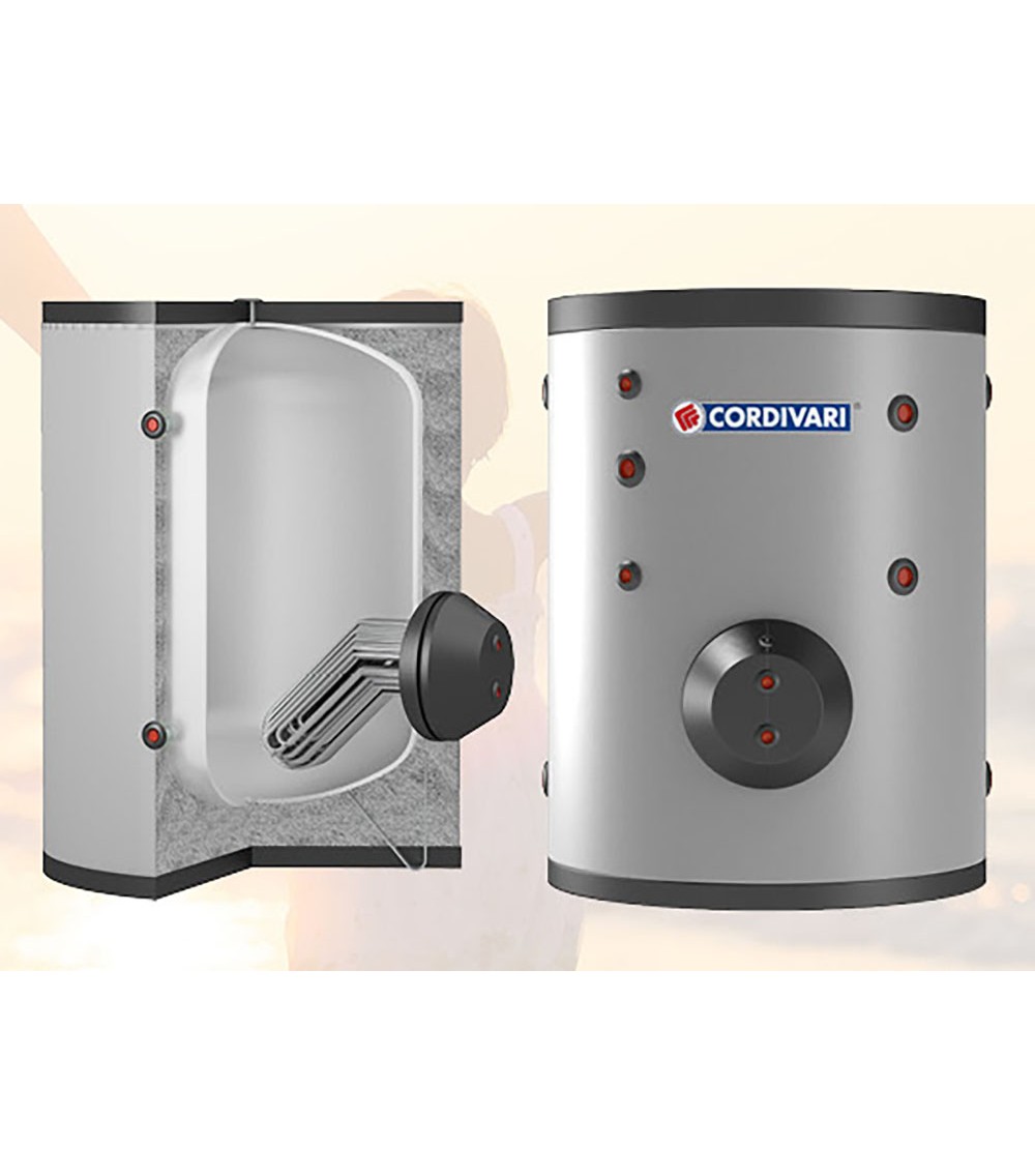 BOLLITORE CON 1 SCAMBIATORE ESTRAIBILE IN ACCIAIO INOX 316L 1.500 BOLLITORE CON 1 SCAMBIATORE ESTRAIBILE IN ACCIAIO INOX 316L 1.500