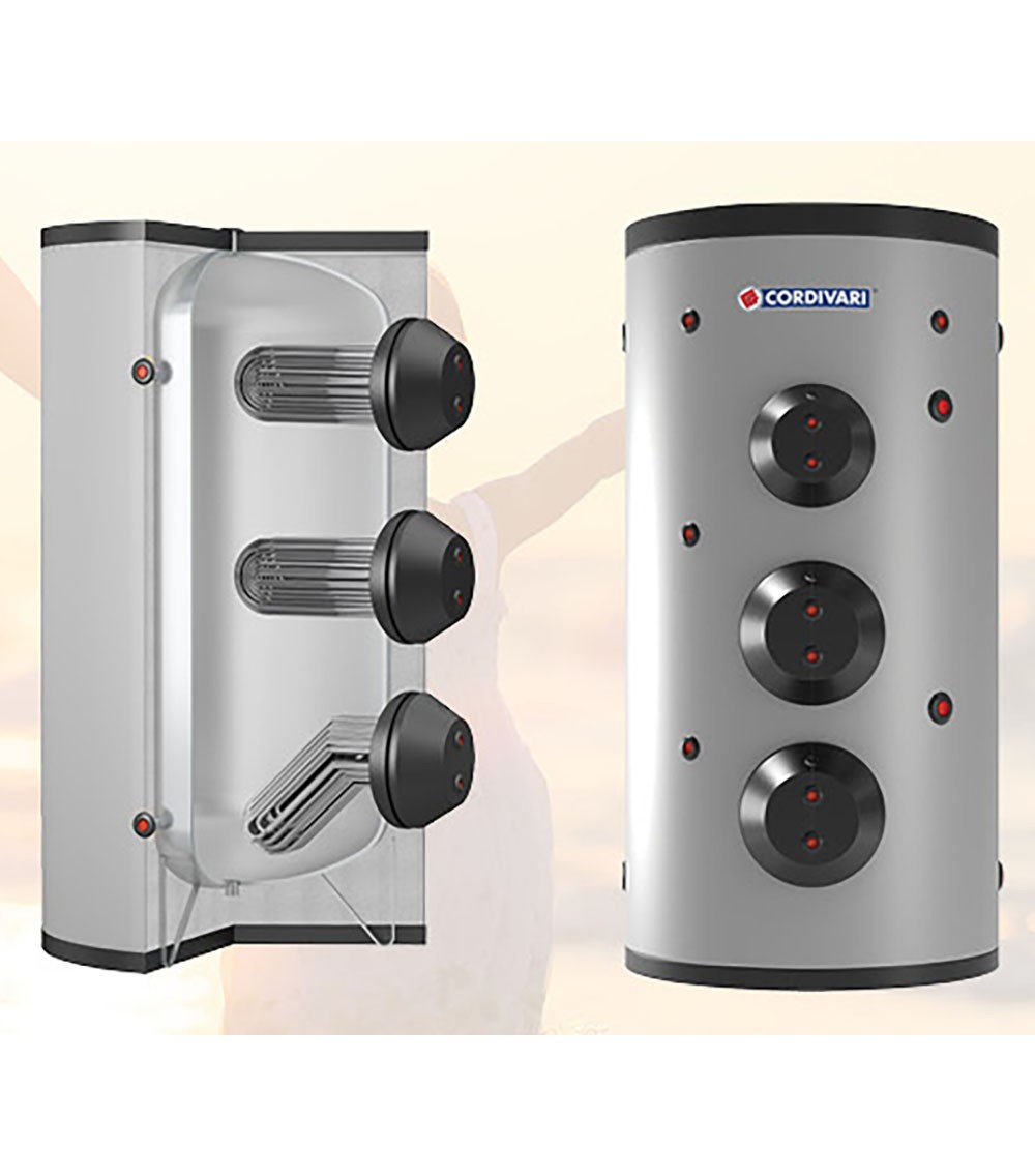 BOLLITORE CON 3 SCAMBIATORI ESTRAIBILI IN ACCIAIO INOX 316L 1.500 BOLLITORE CON 3 SCAMBIATORI ESTRAIBILI IN ACCIAIO INOX 316L 1.500