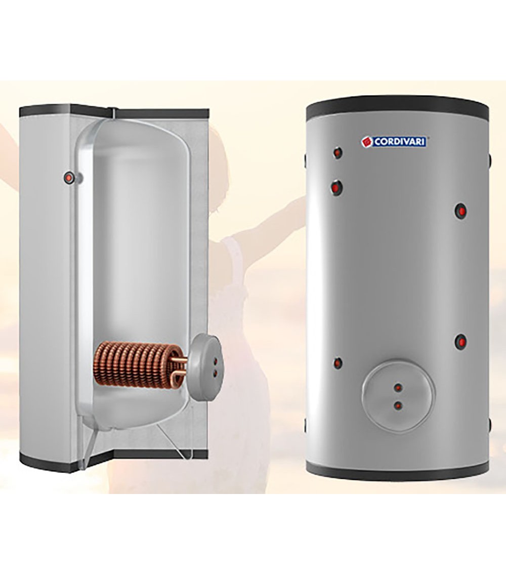 BOLLITORE CON 1 SCAMBIATORE ESTRAIBILE IN RAME ALETTATO STAGNATO 200 BOLLITORE CON 1 SCAMBIATORE ESTRAIBILE IN RAME ALETTATO STAGNATO 200