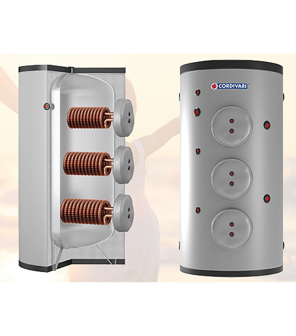 BOLLITORE CON 3 SCAMBIATORI ESTRAIBILI IN RAME ALETTATO STAGNATO 500 BOLLITORE CON 3 SCAMBIATORI ESTRAIBILI IN RAME ALETTATO STAGNATO 500