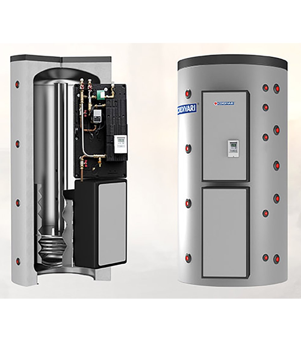 TERMOACCUMULATORE A CARICAMENTO TERMICO SUPERIORE PER ACQUA CALDA SANITARIA, CON STAZIONE SOLARE INTEGRATA 500 TERMOACCUMULATORE A CARICAMENTO TERMICO SUPERIORE PER ACQUA CALDA SANITARIA, CON STAZIONE SOLARE INTEGRATA 500