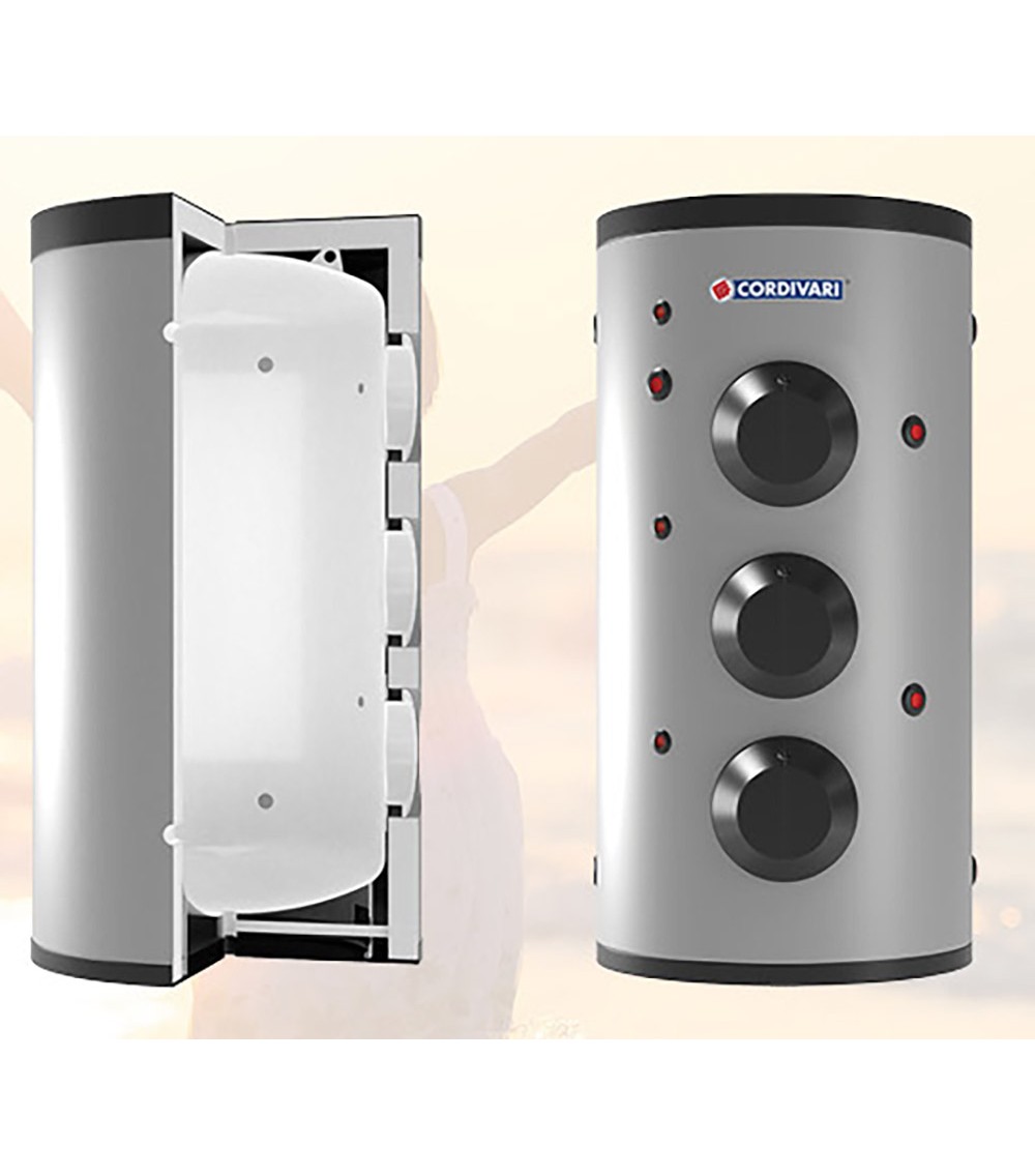ACCUMULATORE DI ACQUA CALDA SANITARIA CON 3 FLANGE CIECHE 500 ACCUMULATORE DI ACQUA CALDA SANITARIA CON 3 FLANGE CIECHE 500