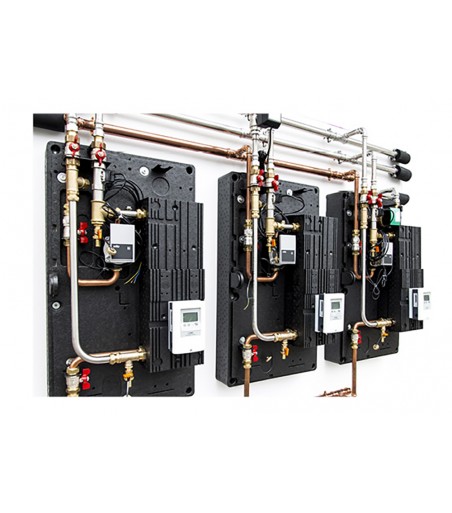 SISTEMI DI MODULI IN CASCATA A CONTROLLO ELETTRONICO PER PRODUZIONE ISTANTANEA ACQUA CALDA SANITARIA