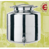 FUSTO IN ACCIAIO INOX 18/10 - 10 LT FUSTO IN ACCIAIO INOX 18/10 - 10 LT