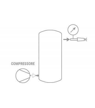 SERBATOIO PER ARIA COMPRESSA - AZOTO (DIRETTIVA 2014/29/CE) 270 LT