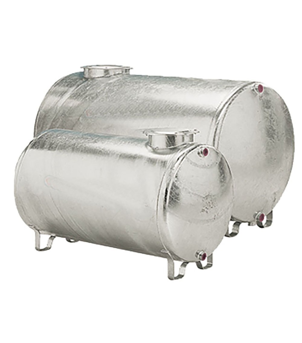 SERBATOIO ORIZZONTALE DI PRIMA RACCOLTA 5000 lt IN ACCIAIO INOX 316L SERBATOIO ORIZZONTALE DI PRIMA RACCOLTA 5000 lt IN ACCIAIO INOX 316L
